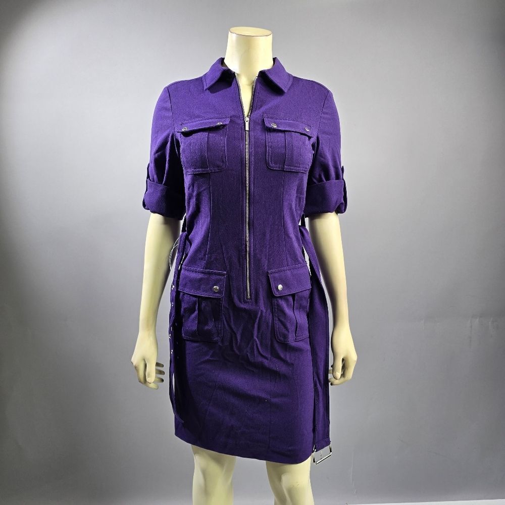 Michael Kors Elegant Purple Dress R14